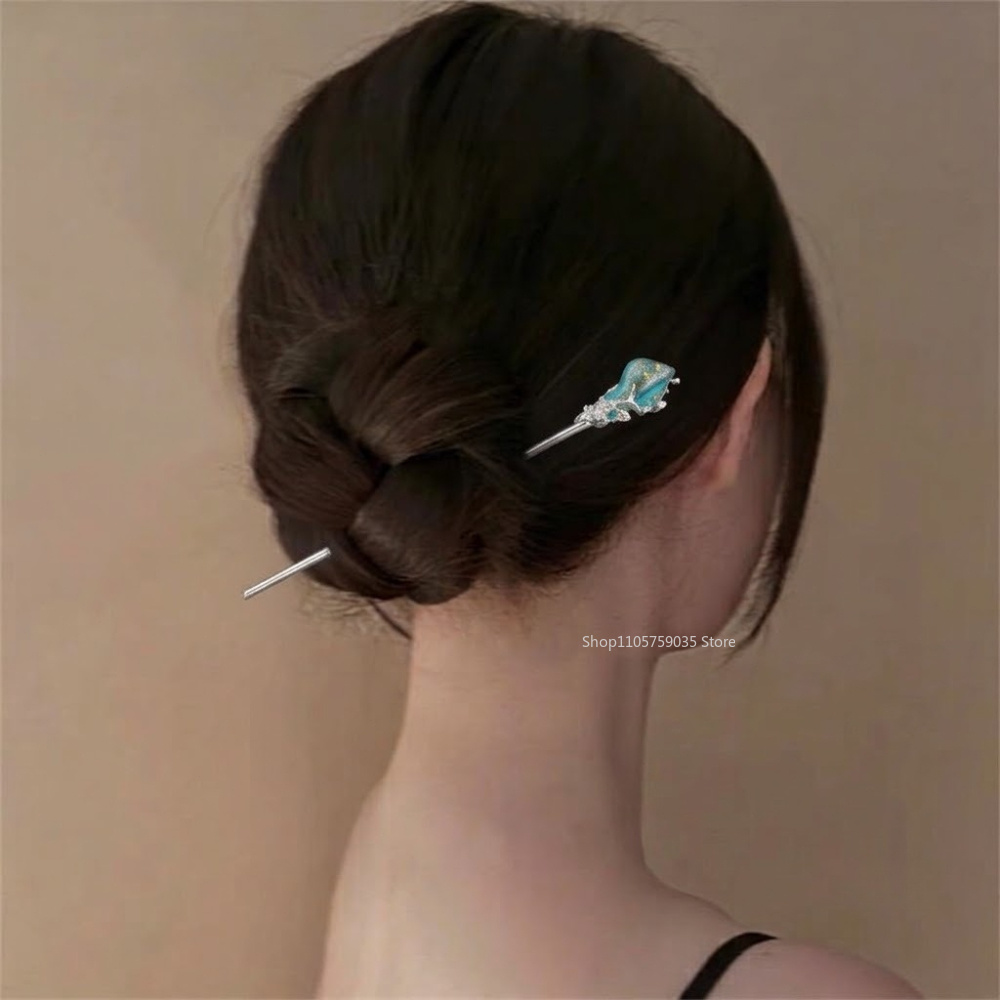 Vintage Collectible Item - Chinese Style Hanfu Crystal Hair Stick