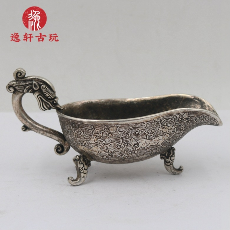 Collectible Vintage Wine - Antique miscellaneous collectibles, old silverware, three-legged