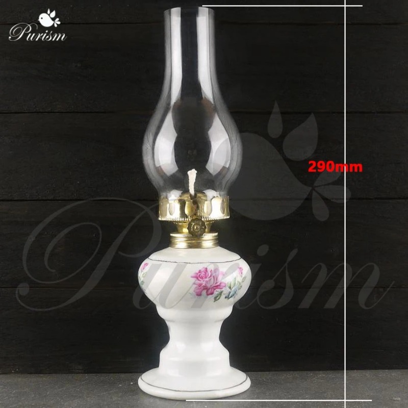 Collectible Vintage Lamps - Vintage Horse Kerosenes Lamp Old Oil