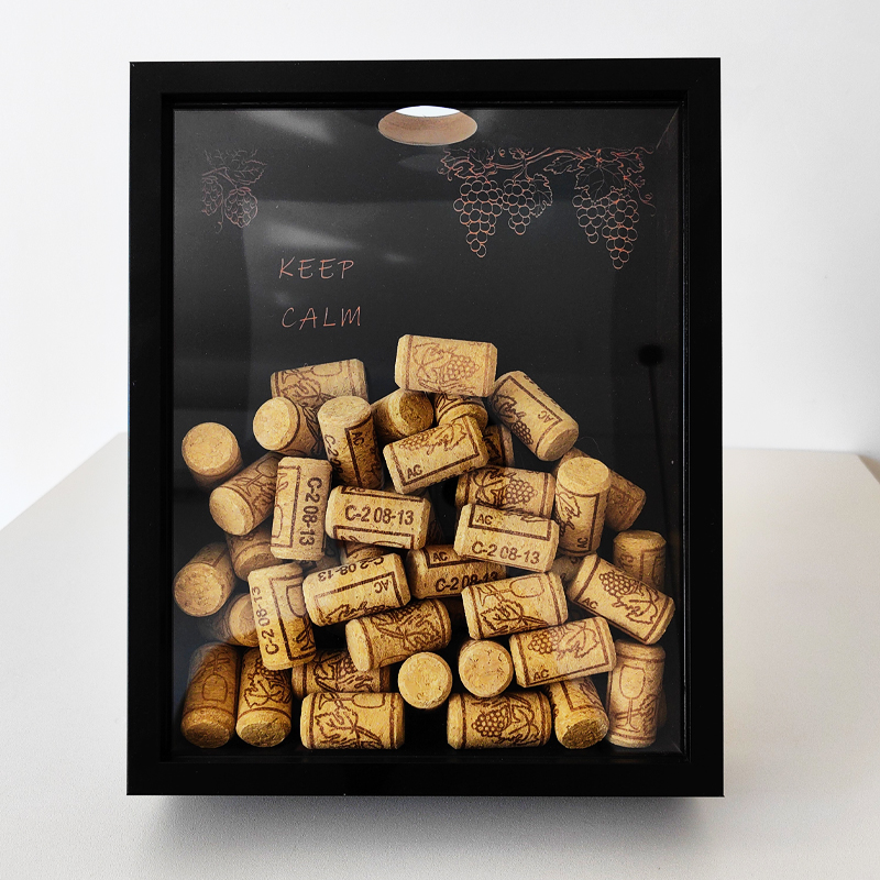 Red Wine Cork Display Frame Wo - Collectible Vintage Wine review and price