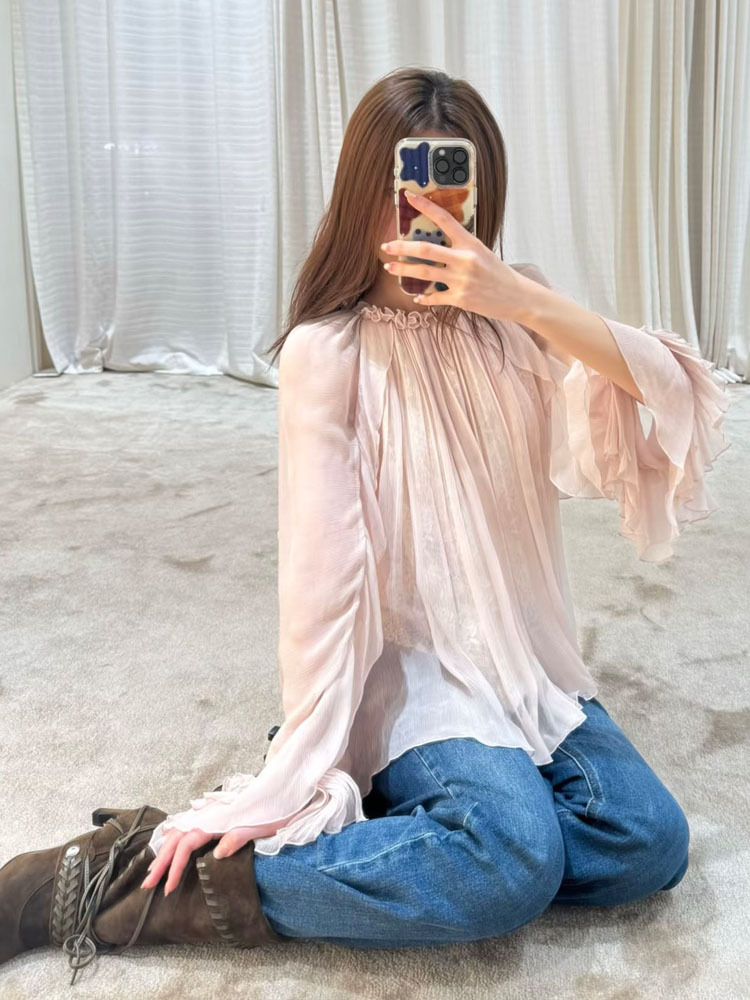 Lace ruffled loose top, stylis - Collectible & Vintage Dolls For Halloween review and price