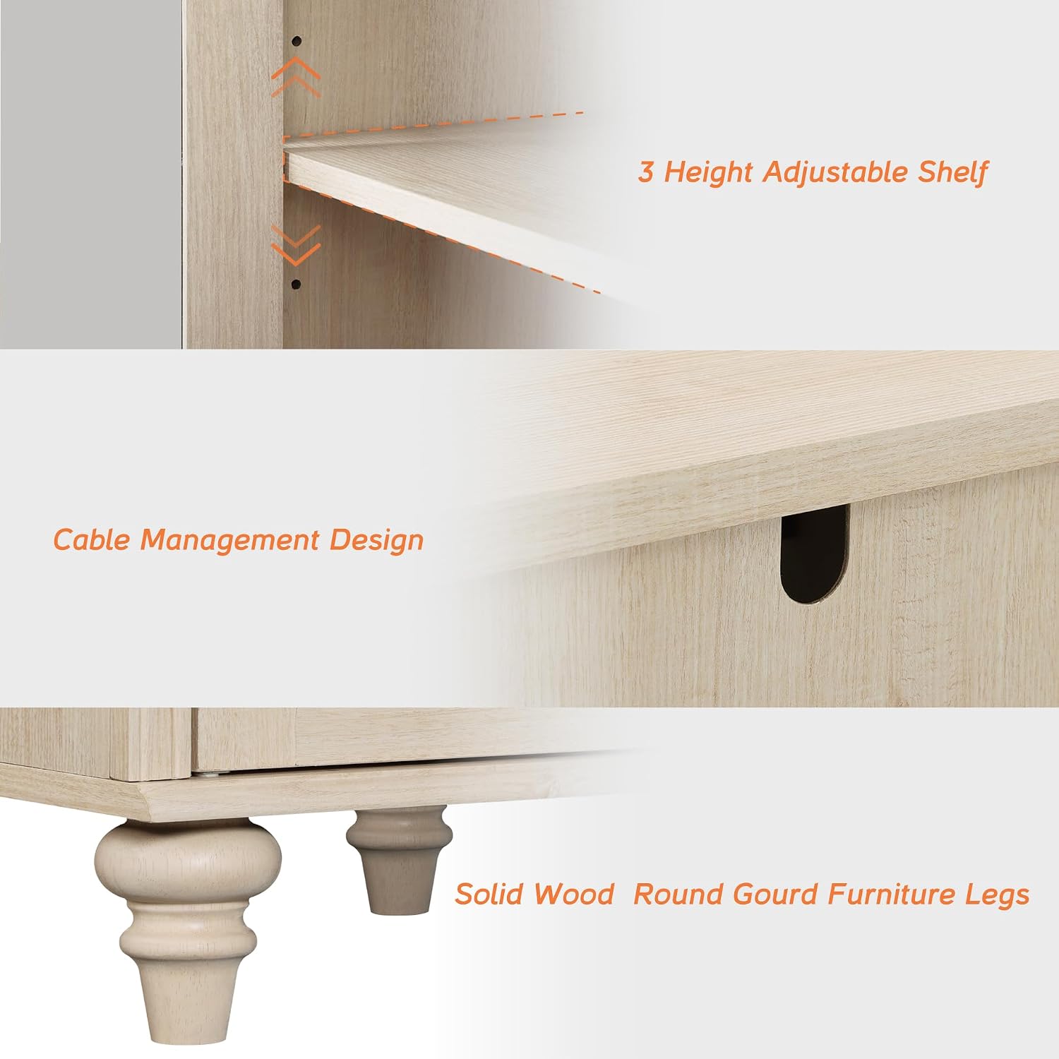 Wood Storage Sideboard Buffet  - Vintage Collectible Furniture review and price
