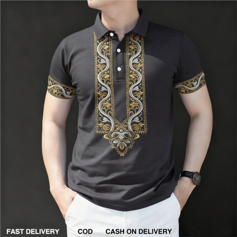 2026 Mens Barong Polo Shirt fo - Vintage Collectible Buttons review and price