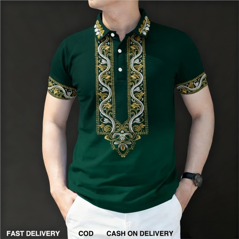 2026 Mens Barong Polo Shirt fo - Vintage Collectible Buttons review and price