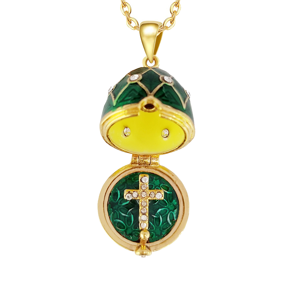 Enamel Faberge Easter Egg Pend - Vintage Collectible Jewelry review and price