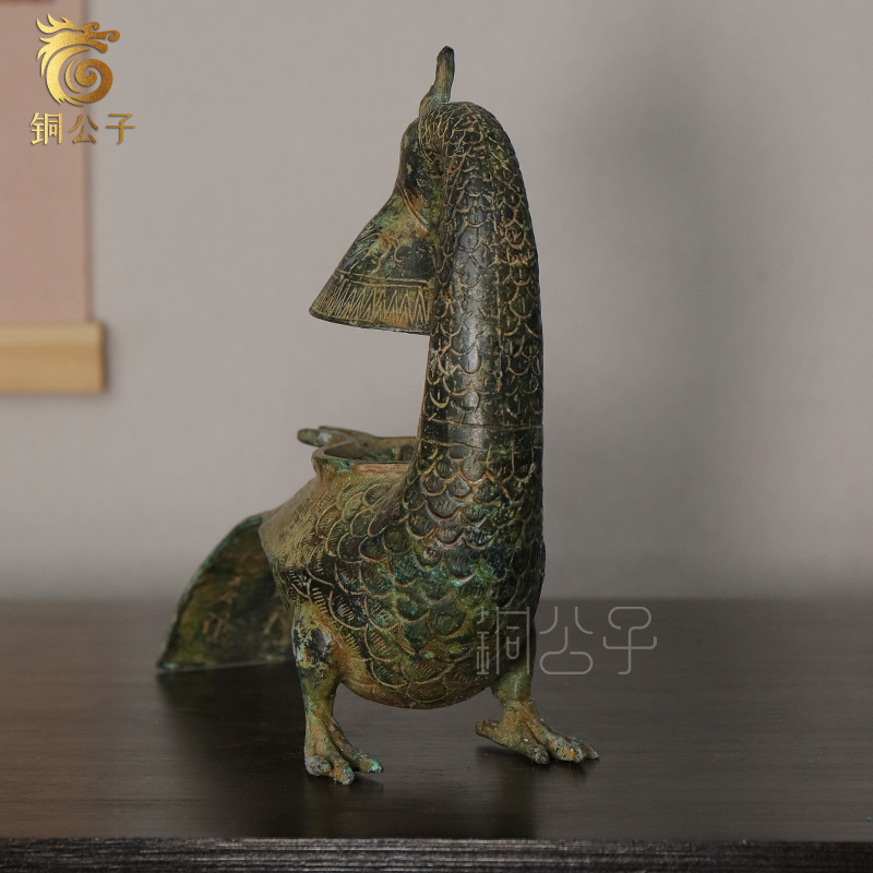 Long-Tailed Phoenix Bird Lamp  - Collectible Vintage Lamps review and price