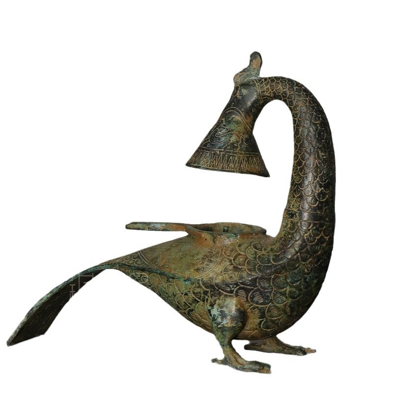 Long-Tailed Phoenix Bird Lamp  - Collectible Vintage Lamps review and price