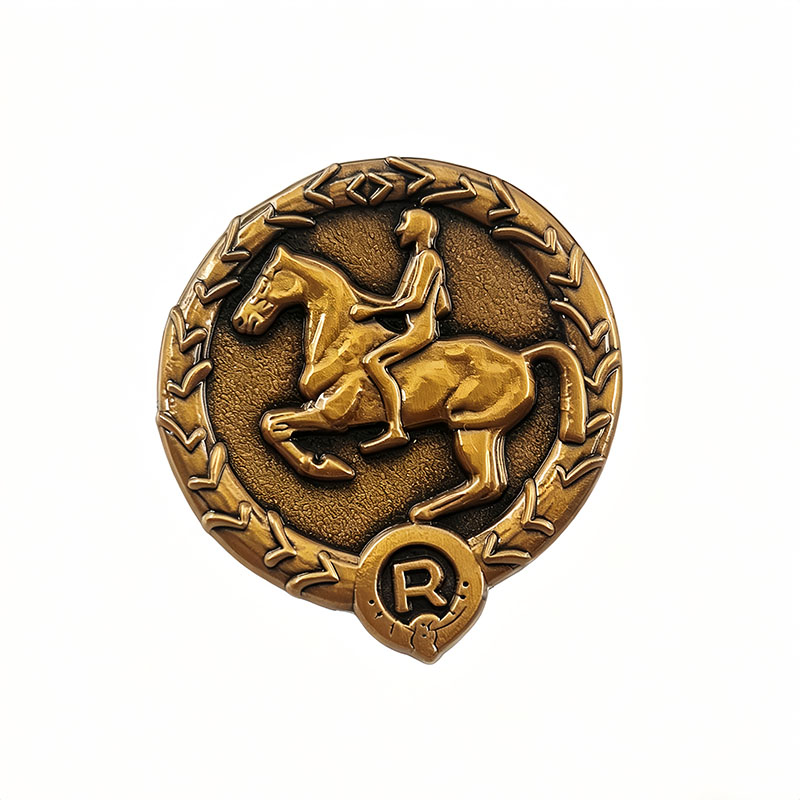 German Young Horseman Badge Ge - Vintage Collectible Jewelry review and price
