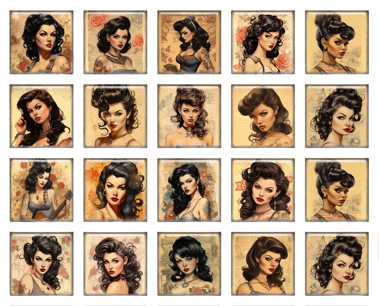 Random Mixed Round/Oval/Square - Vintage Collectible Item review and price