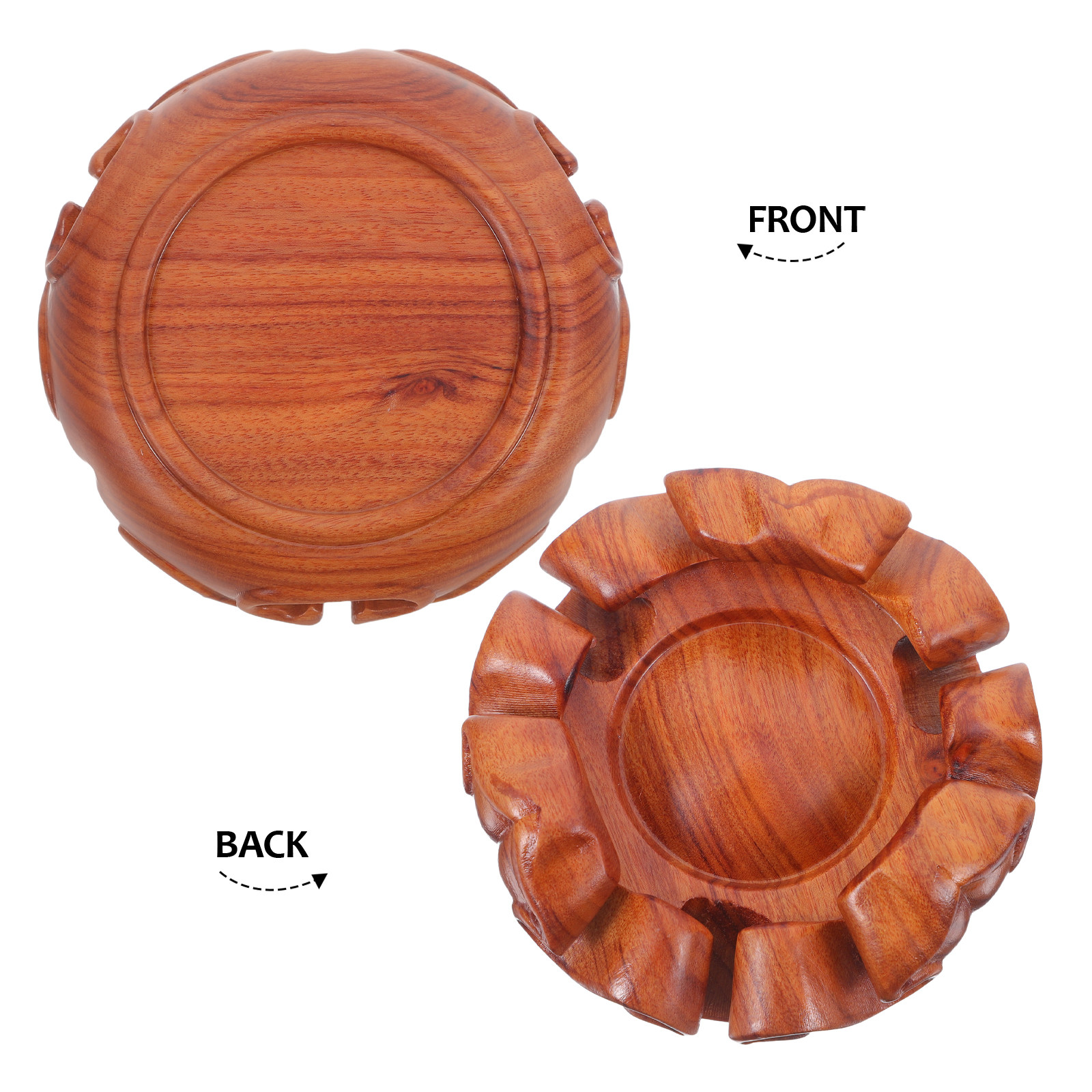 Vintage Carved Wooden Round Di - Collectible Vintage Lamps review and price