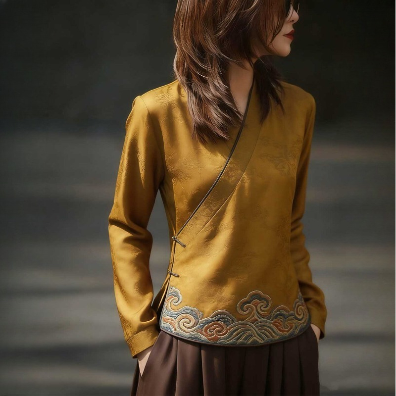 Chinese Style Women's Blouses  - Vintage Collectible Buttons review and price