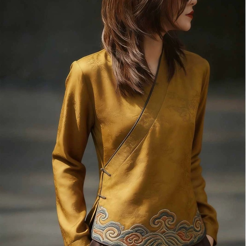Chinese Style Women's Blouses  - Vintage Collectible Buttons review and price