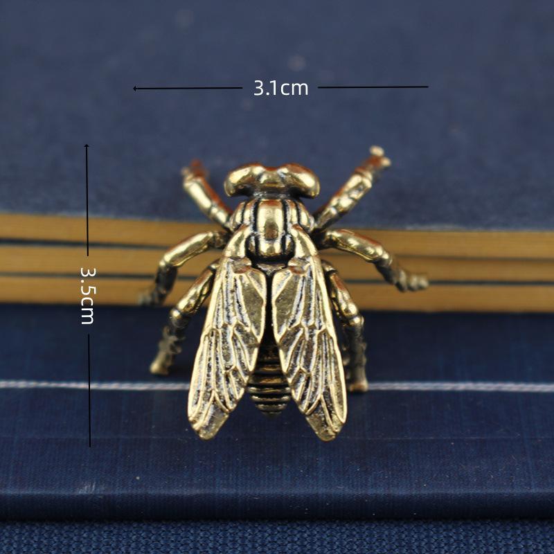 Brass Mini Insect Figurines Vi - Vintage Fairy Figurines Collectible review and price