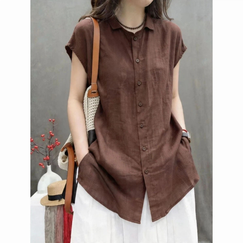 Office Lady Short Sleeve Solid - Vintage Collectible Buttons review and price