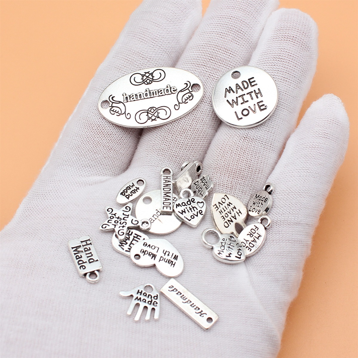 19pcs Antique Silver Color Han - Vintage Collectible Jewelry review and price
