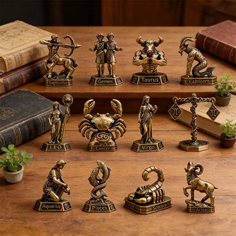 Handmade Brass Zodiac Ornament - Vintage Collectible Furniture review and price