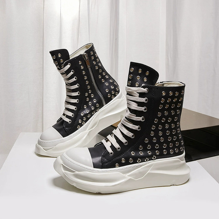 Vintage Men Shoes High-TOP Pla - Vintage Zipper review and price