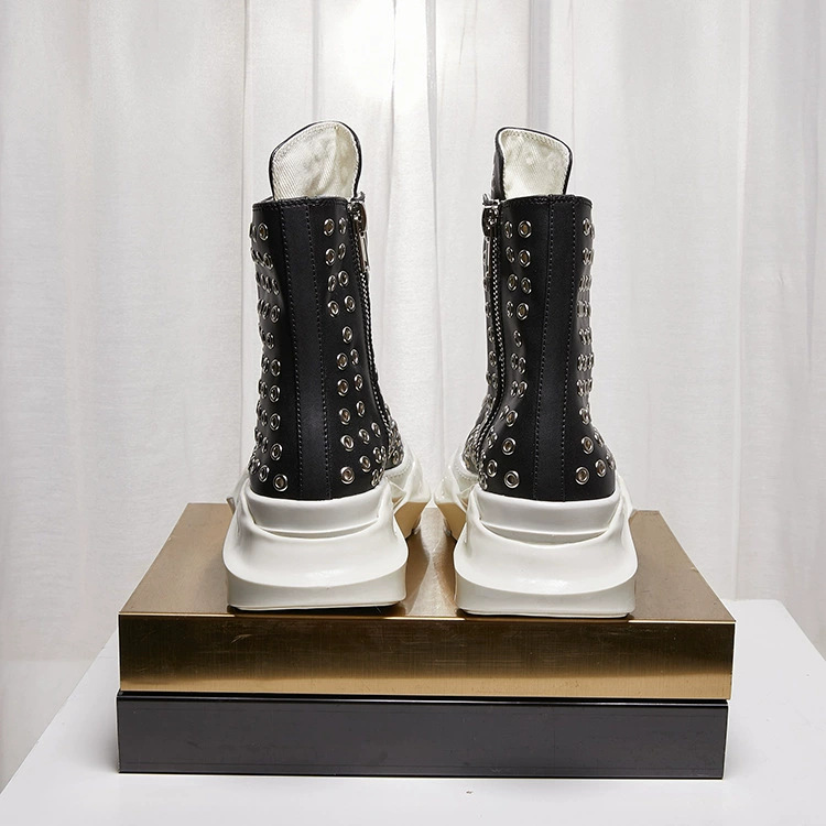 Vintage Men Shoes High-TOP Pla - Vintage Zipper review and price