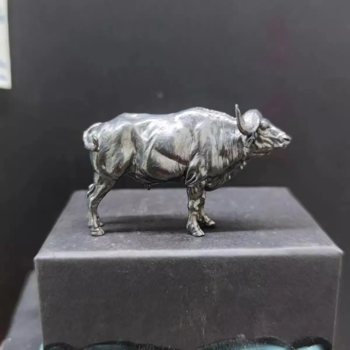 Brass African Buffalo Sculptur - Vintage Collectible Furniture review and price