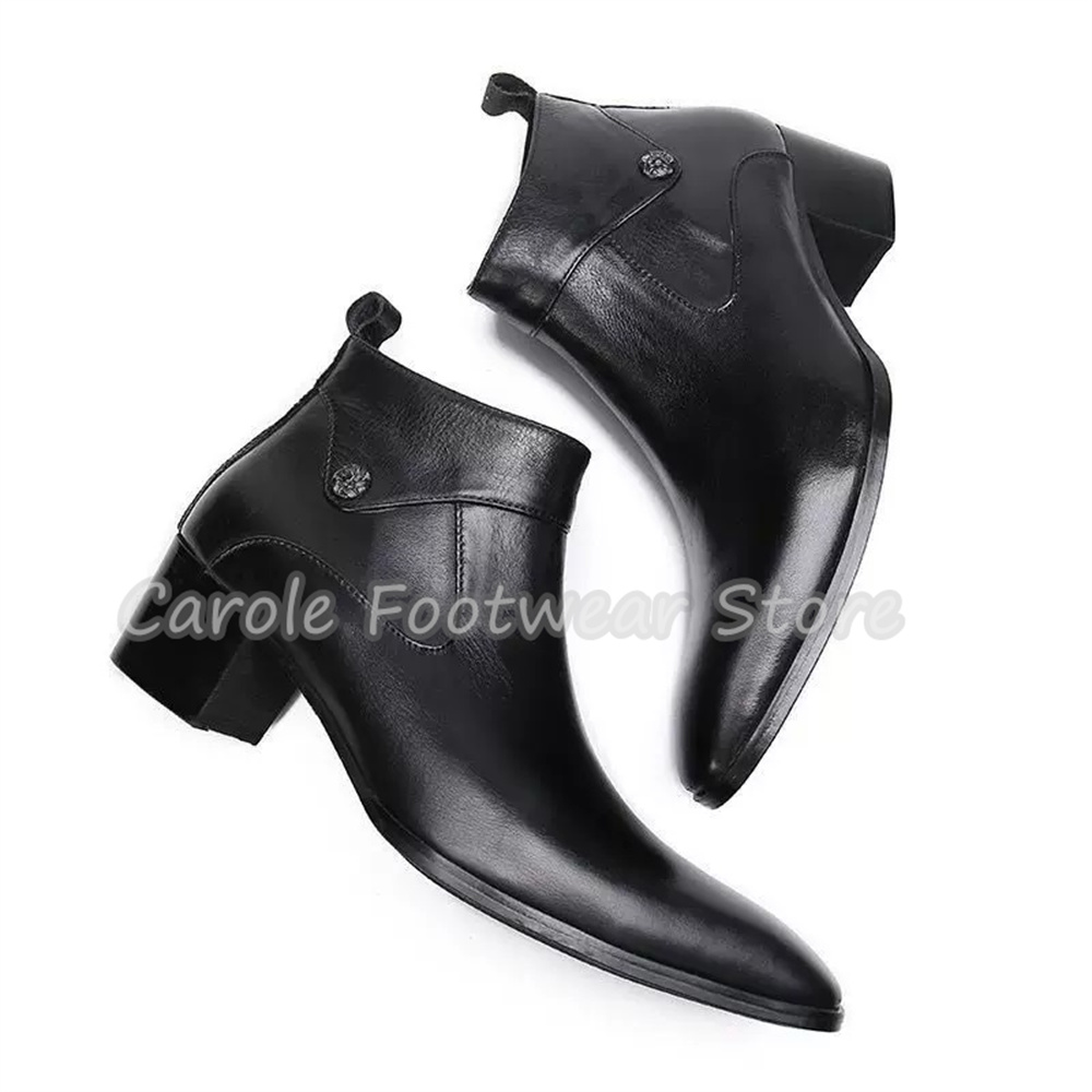 Vintage Square Toe Genuine Lea - Vintage Zipper review and price