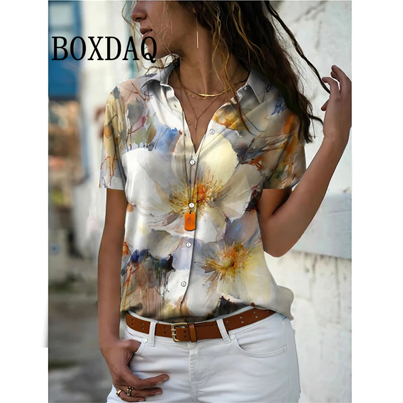 Summer Women Shirt Vintage Flo - Vintage Collectible Buttons review and price