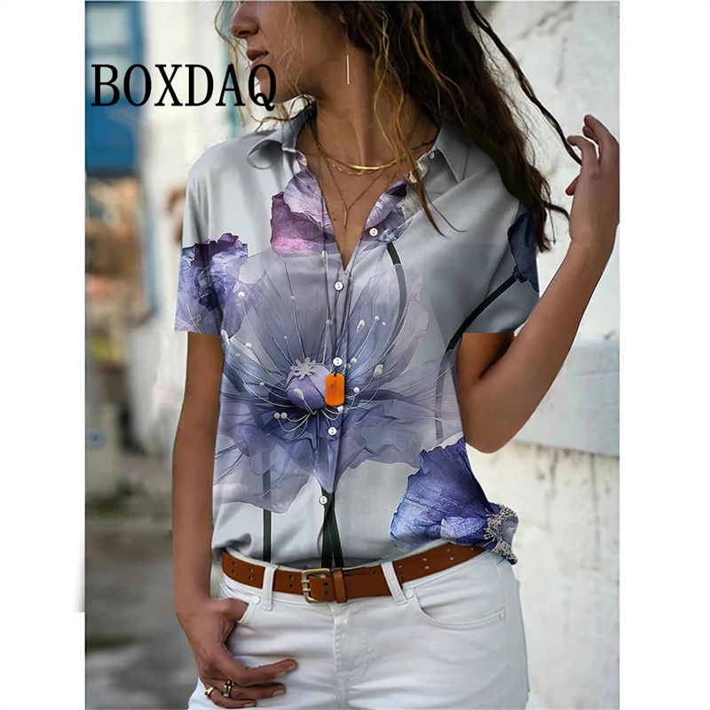 Summer Women Shirt Vintage Flo - Vintage Collectible Buttons review and price