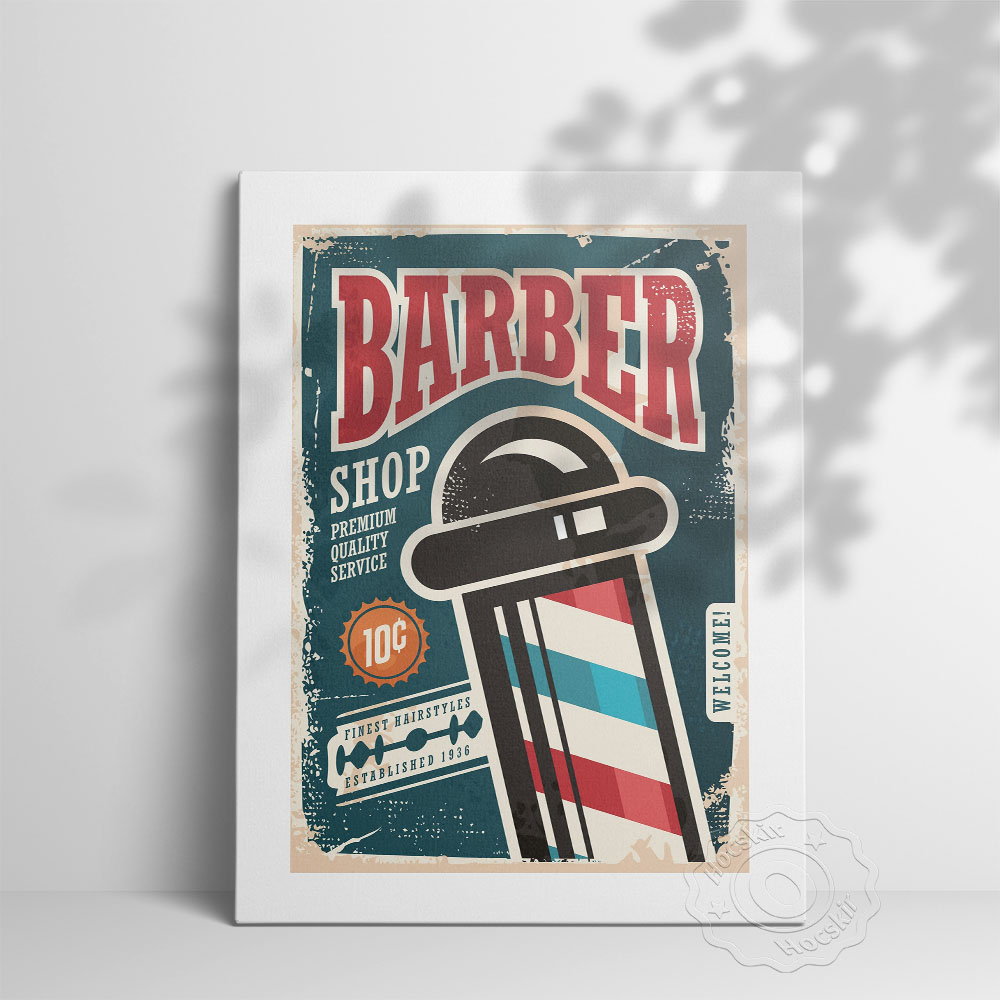 Barber Shop Vintage Art Collec - Collectible Vintage Lamps review and price