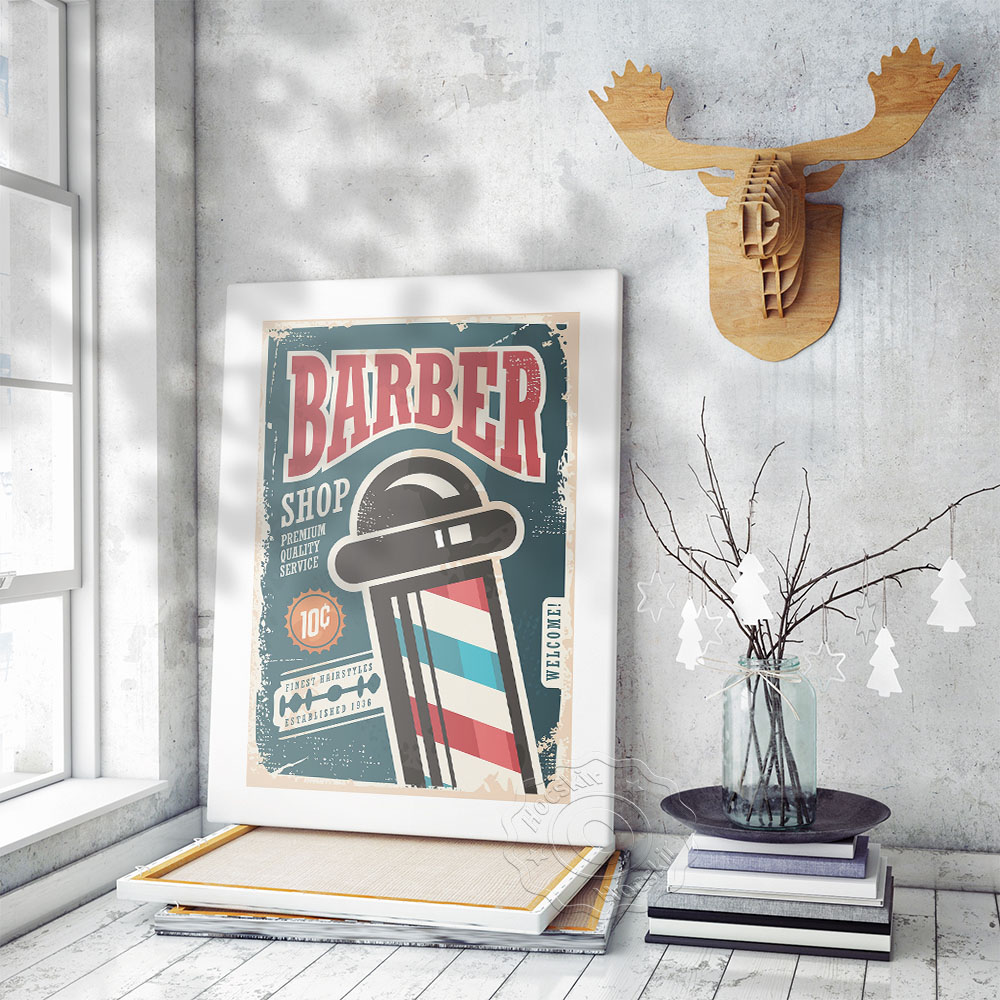 Barber Shop Vintage Art Collec - Collectible Vintage Lamps review and price
