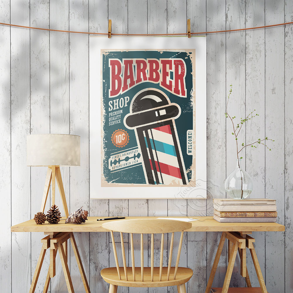 Barber Shop Vintage Art Collec - Collectible Vintage Lamps review and price
