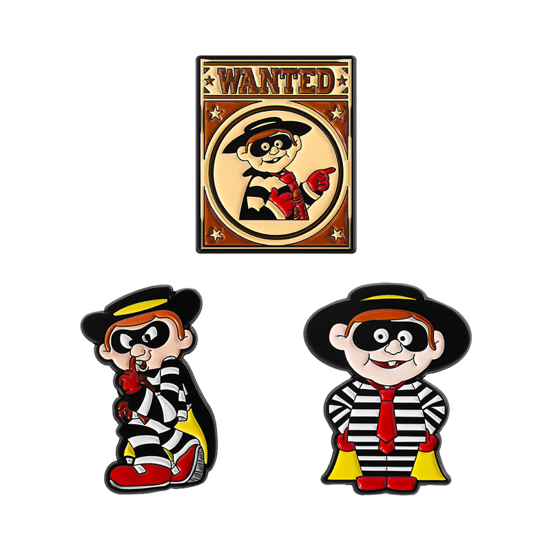 Vintage Hamburglar Enamel Pin  - Vintage Collectible Jewelry review and price